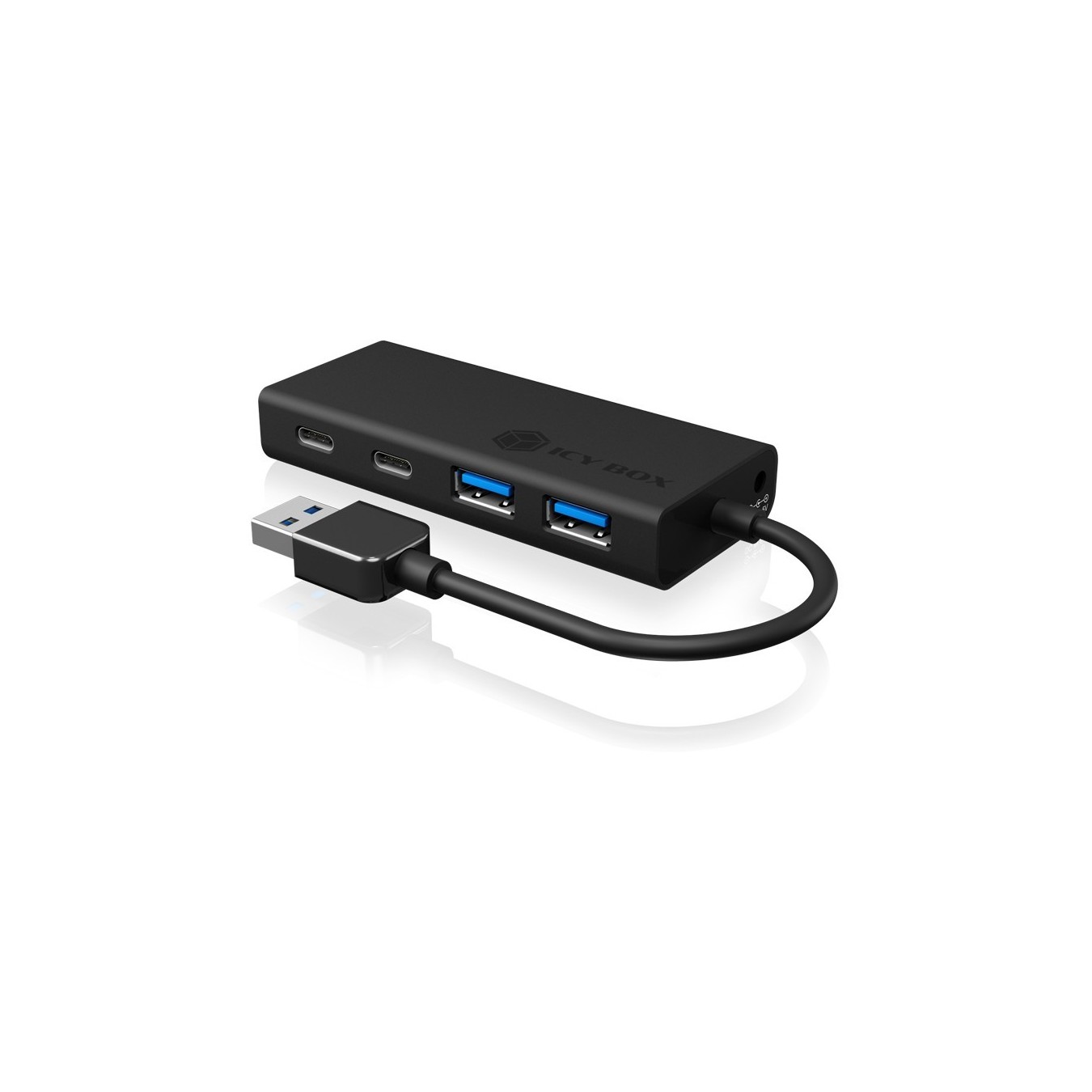 ICY BOX IB-HUB1426-U3 4-Port USB 3.0 Hub – 2x USB-C 2x USB-A | Armenius Store