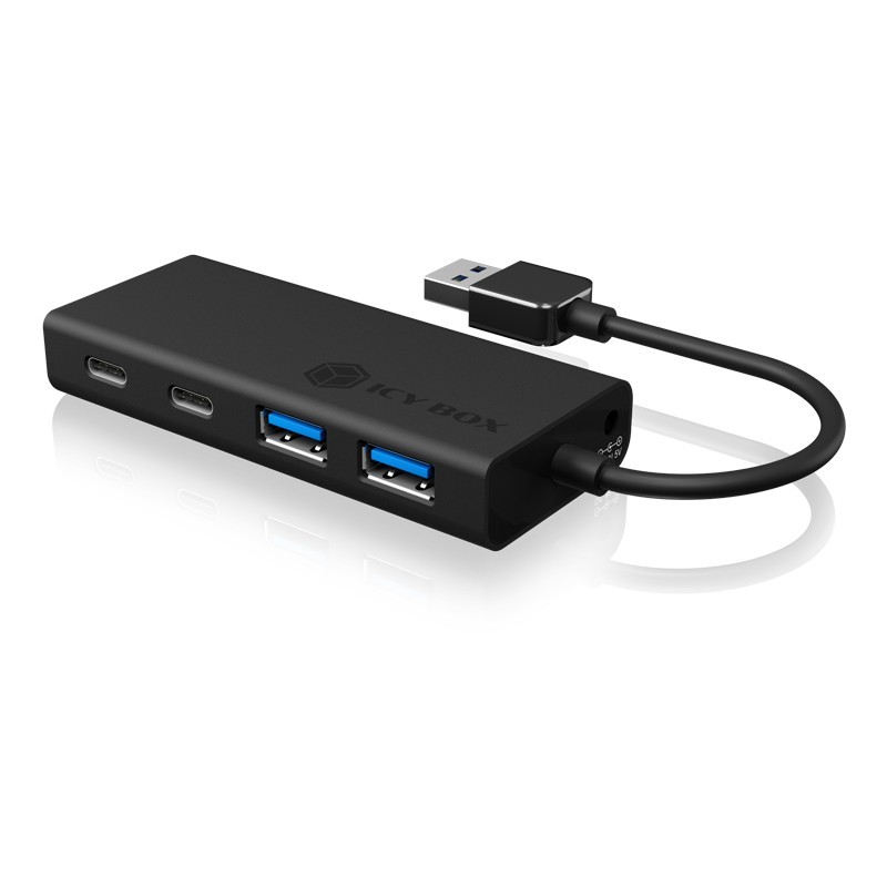 Buy ICY BOX IB-HUB1426-U3 USB 3.0 HUB 4-Port 2xUSB-C 2xUSB 3.0 - IB-HUB1426-U3 in Cyprus, Nicosia, Limassol, Larnaka, Pafos
