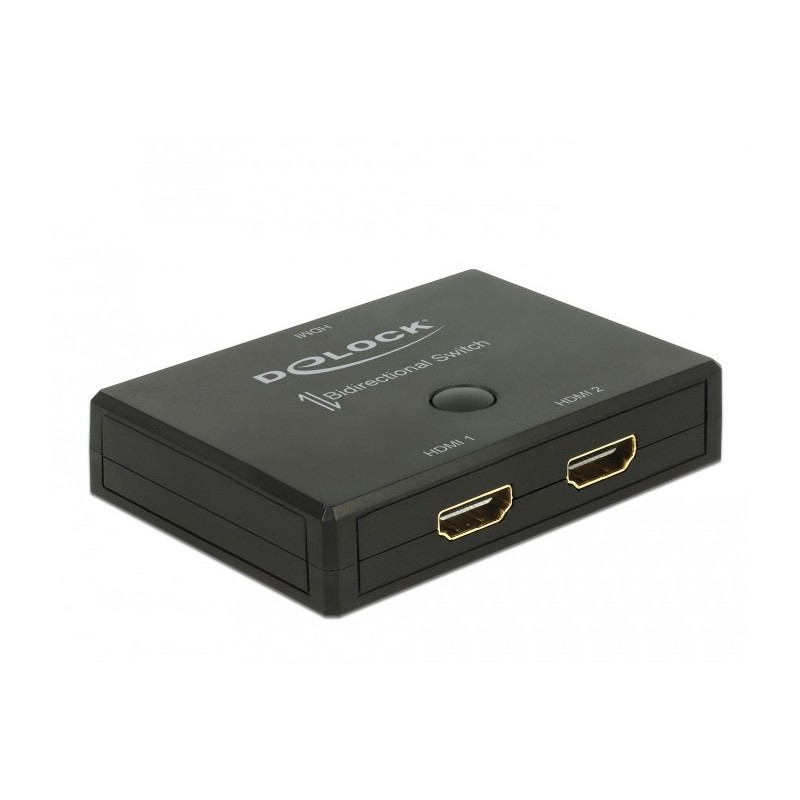 Buy DELOCK HDMI 2-1 Bidirectional Switch 4K 60 Hz - 18749 - Black in Cyprus, Nicosia, Limassol, Larnaka, Pafos