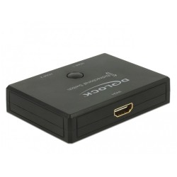 Buy DELOCK HDMI 2-1 Bidirectional Switch 4K 60 Hz - 18749 - Black in Cyprus, Nicosia, Limassol, Larnaka, Pafos