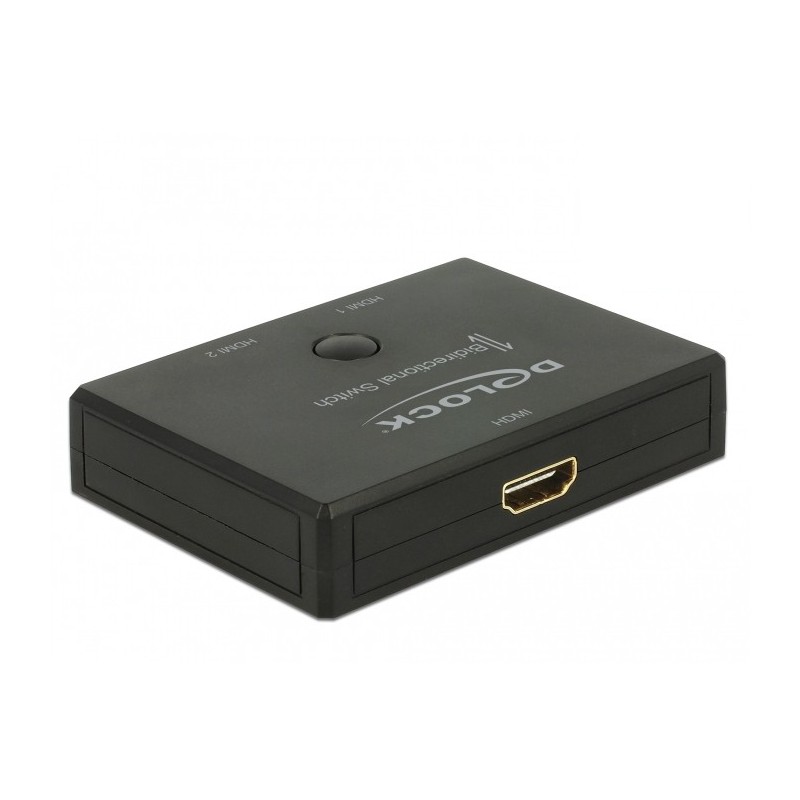 Buy DELOCK HDMI 2-1 Bidirectional Switch 4K 60 Hz - 18749 - Black in Cyprus, Nicosia, Limassol, Larnaka, Pafos
