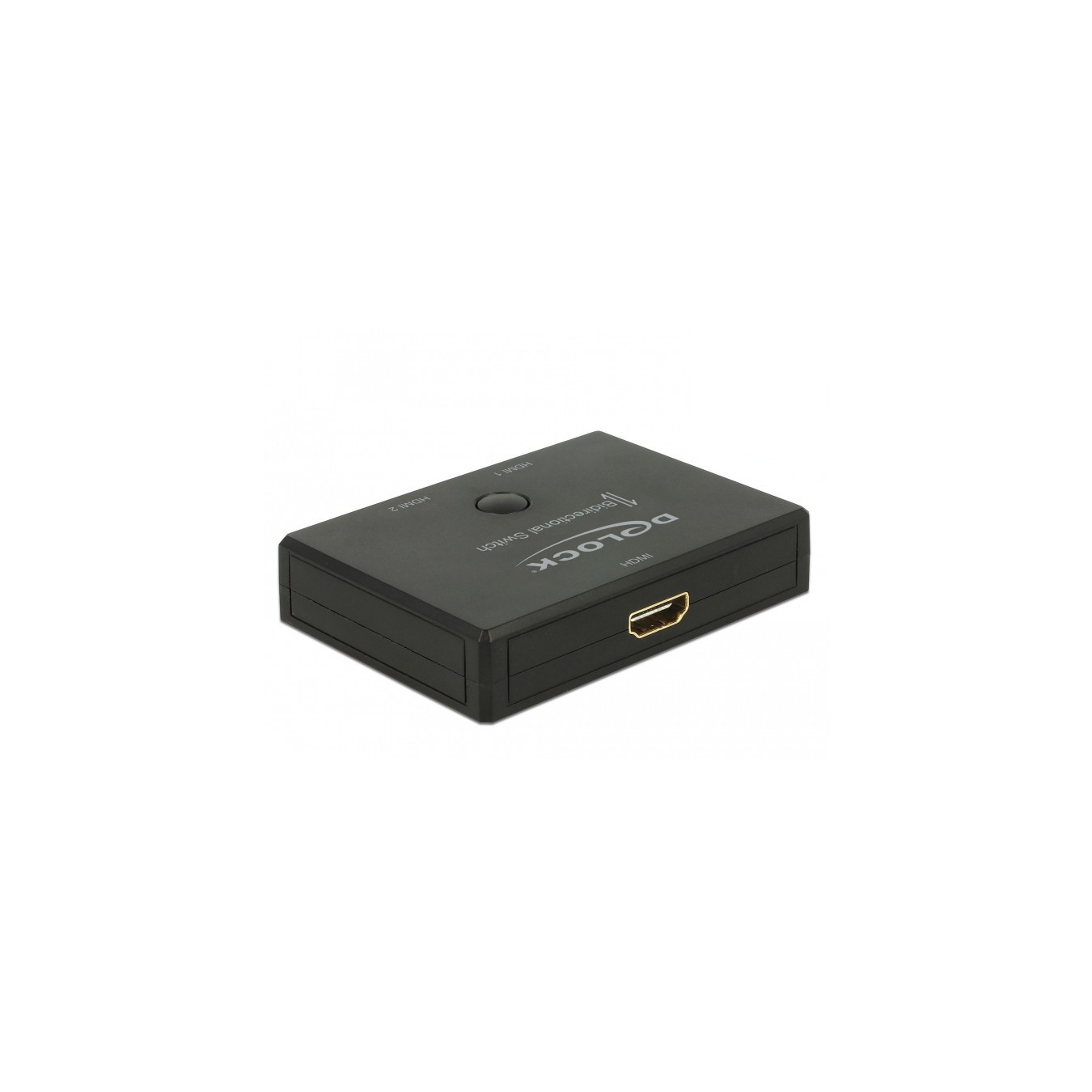 DELOCK HDMI 2-1 Bidirectional Switch 4K 60 Hz - 18749 - Black — Buy in Cyprus with Fast Delivery