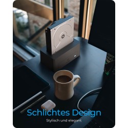 Buy Docking station for 1x 2.5' 3.5' SATA I II III USB 3.2 - IB-1121-U3 - Black in Cyprus, Nicosia, Limassol, Larnaka, Pafos