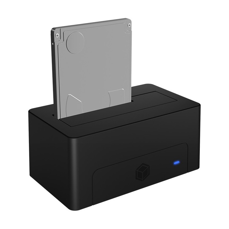 Buy Docking station for 1x 2.5' 3.5' SATA I II III USB 3.2 - IB-1121-U3 - Black in Cyprus, Nicosia, Limassol, Larnaka, Pafos