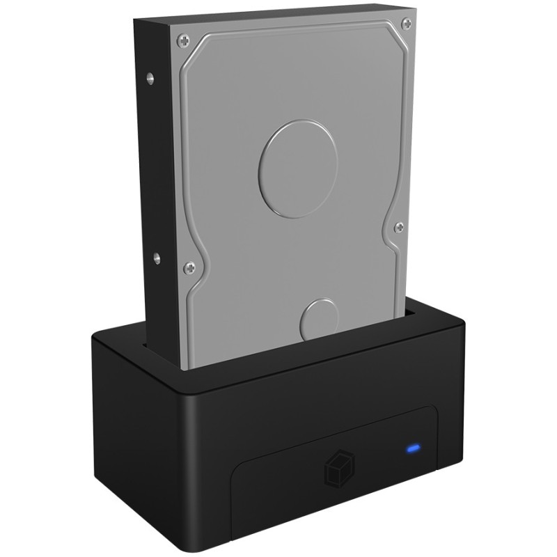 Buy Docking station for 1x 2.5' 3.5' SATA I II III USB 3.2 - IB-1121-U3 - Black in Cyprus, Nicosia, Limassol, Larnaka, Pafos