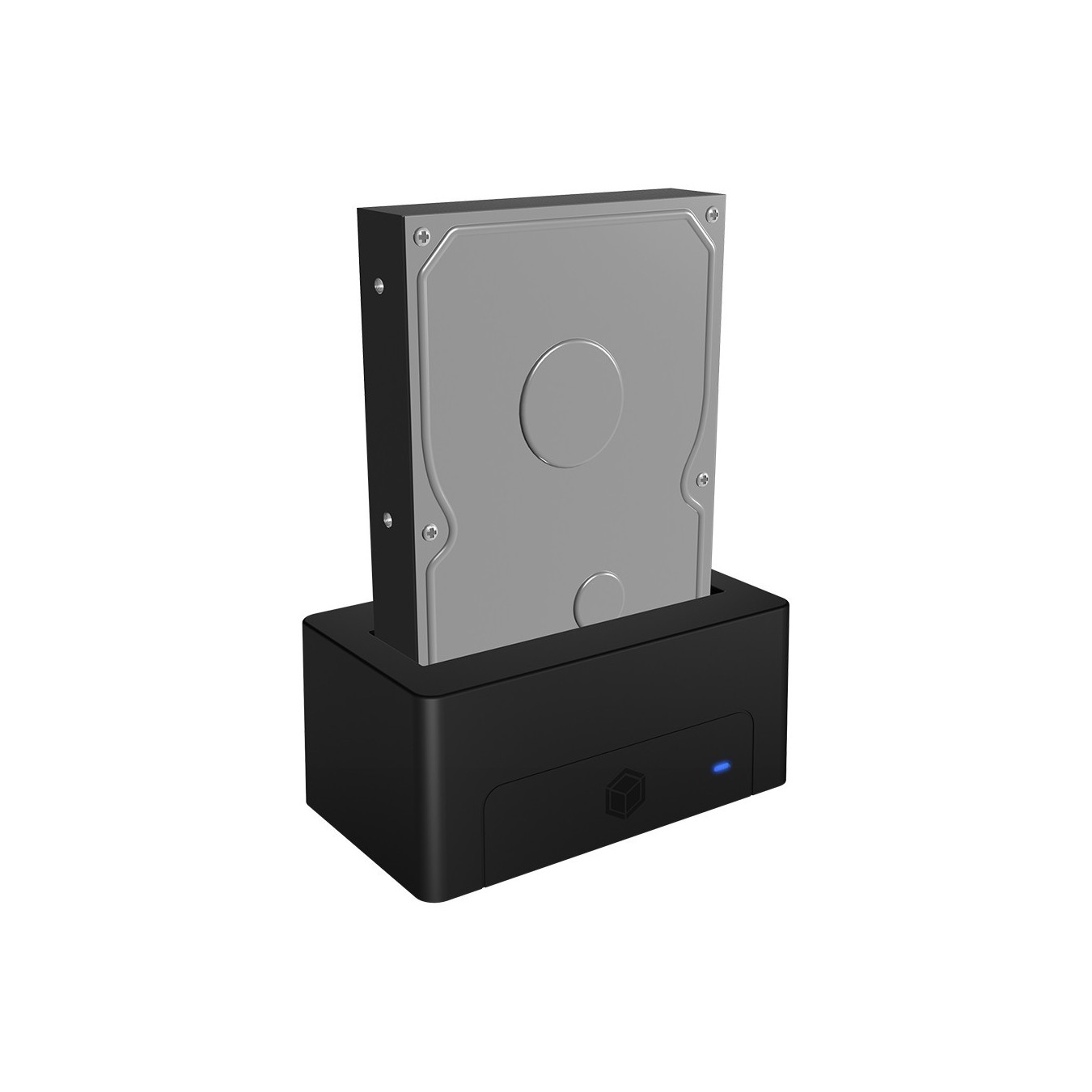 Docking station for 1x 2.5' 3.5' SATA I II III USB 3.2 - IB-1121-U3 - Black — Buy in Cyprus with Fast Delivery