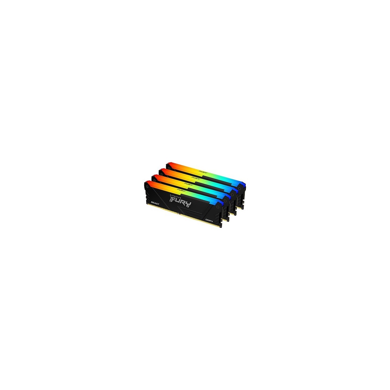 KINGSTON 128GB 3600MT s DDR4 CL18 DIMM Kit of 4 FURY Beast RGB - 4x32GB DDR4 288-pin DIMM — Buy in Cyprus with Fast Delivery