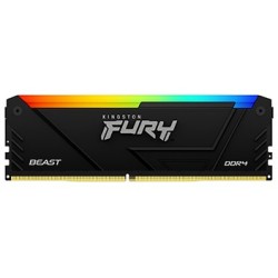 Buy KINGSTON 128GB 3600MT s DDR4 CL18 DIMM Kit of 4 FURY Beast RGB - 4x32GB DDR4... in Cyprus, Nicosia, Limassol, Larnaka, Pafos
