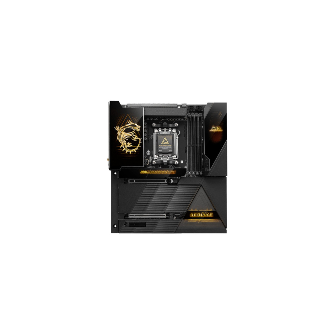 MSI MEG X870E GODLIKE - AM5 ATX Motherboard, DDR5, 4x M.2, 256GB Support, PCIe 5.0, Dual 2.5Gb LAN, RGB