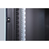 DIGITUS Netzwerkschrank Unique 22HE 1164x600x800mm black (Freight shipping) - Color: Black, Size: 1164x600x800mm, Height: 22HE