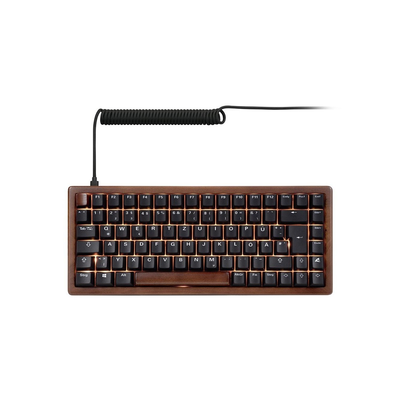 Sharkoon Gaming Keyboard Skiller SGK50S3 Wood Black - SGK50S3 - Characteristics (Color: Black, Finish: Wood)