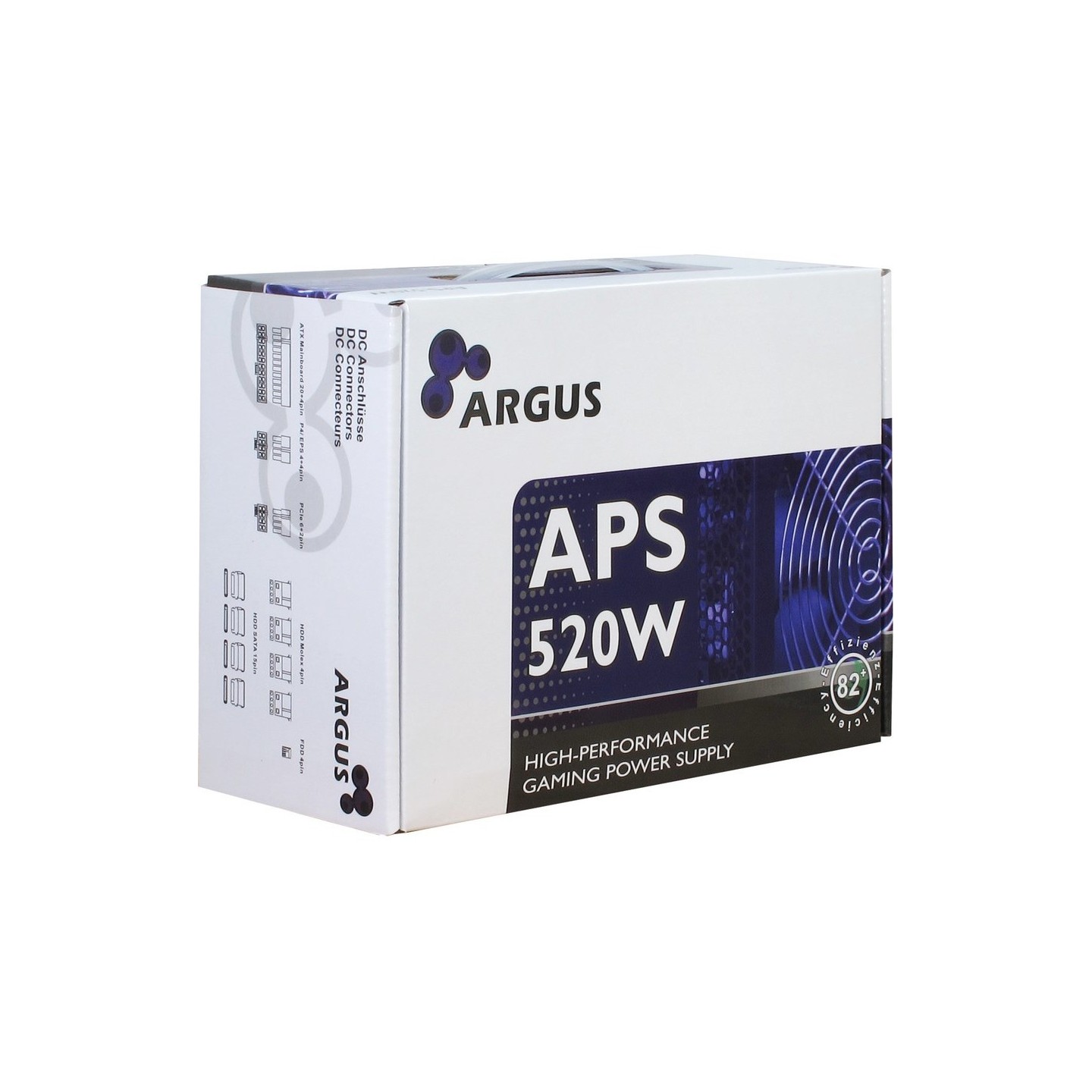 Inter-Tech Argus APS-520W - 520W ATX PSU Non-Modular - APS-520W (Boxed) — Buy in Cyprus with Fast Delivery