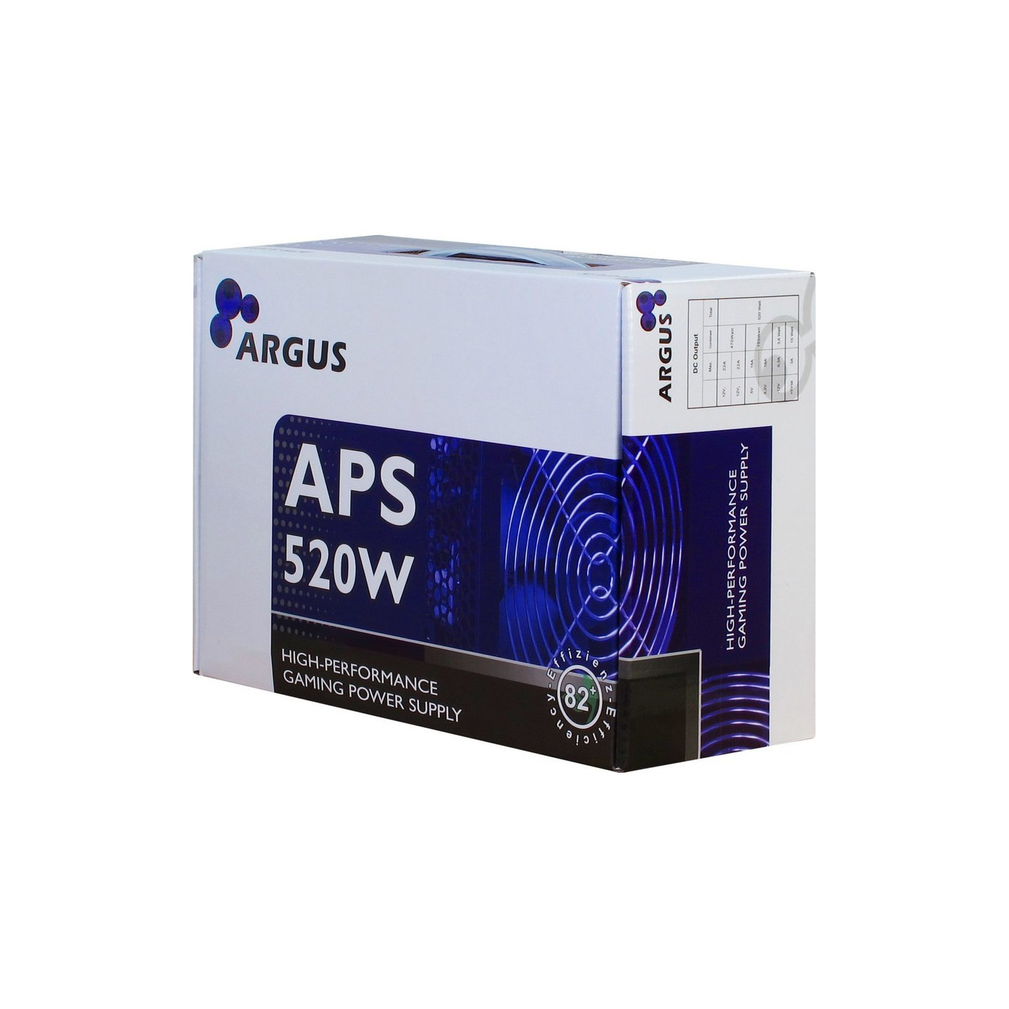 Inter-Tech Argus APS-520W - 520W ATX PSU Non-Modular - APS-520W (Boxed) — Buy in Cyprus with Fast Delivery