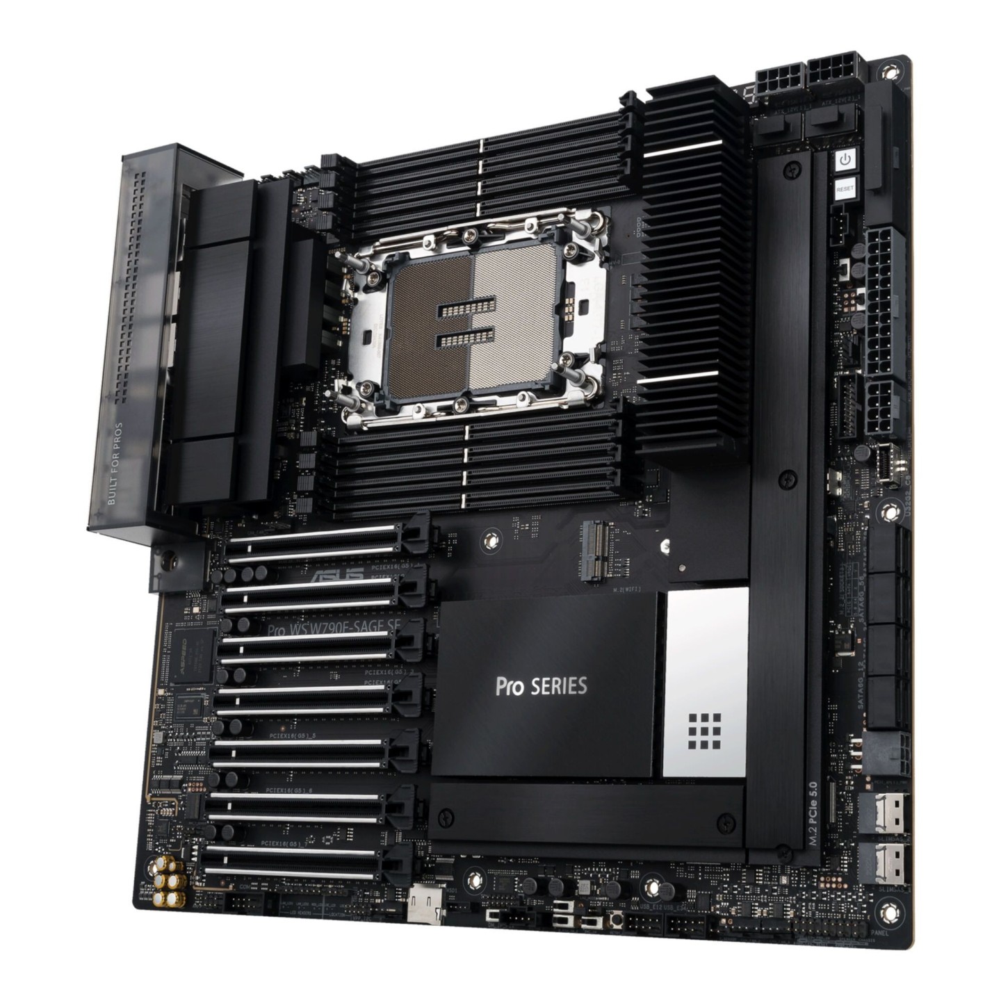 ASUS Pro WS W790E-SAGE SE (D) LGA4677 Intel W790 PCIe 5.0 IPMI EEB (Boxed) — Buy in Cyprus with Fast Delivery