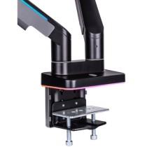 Thermaltake Dual RGB Gaming Monitor Arm 17'-35' Black - GEA-MSR-DMSBLK-01 - Desk Clamp Arm, Dual, 75x75/100x100 VESA