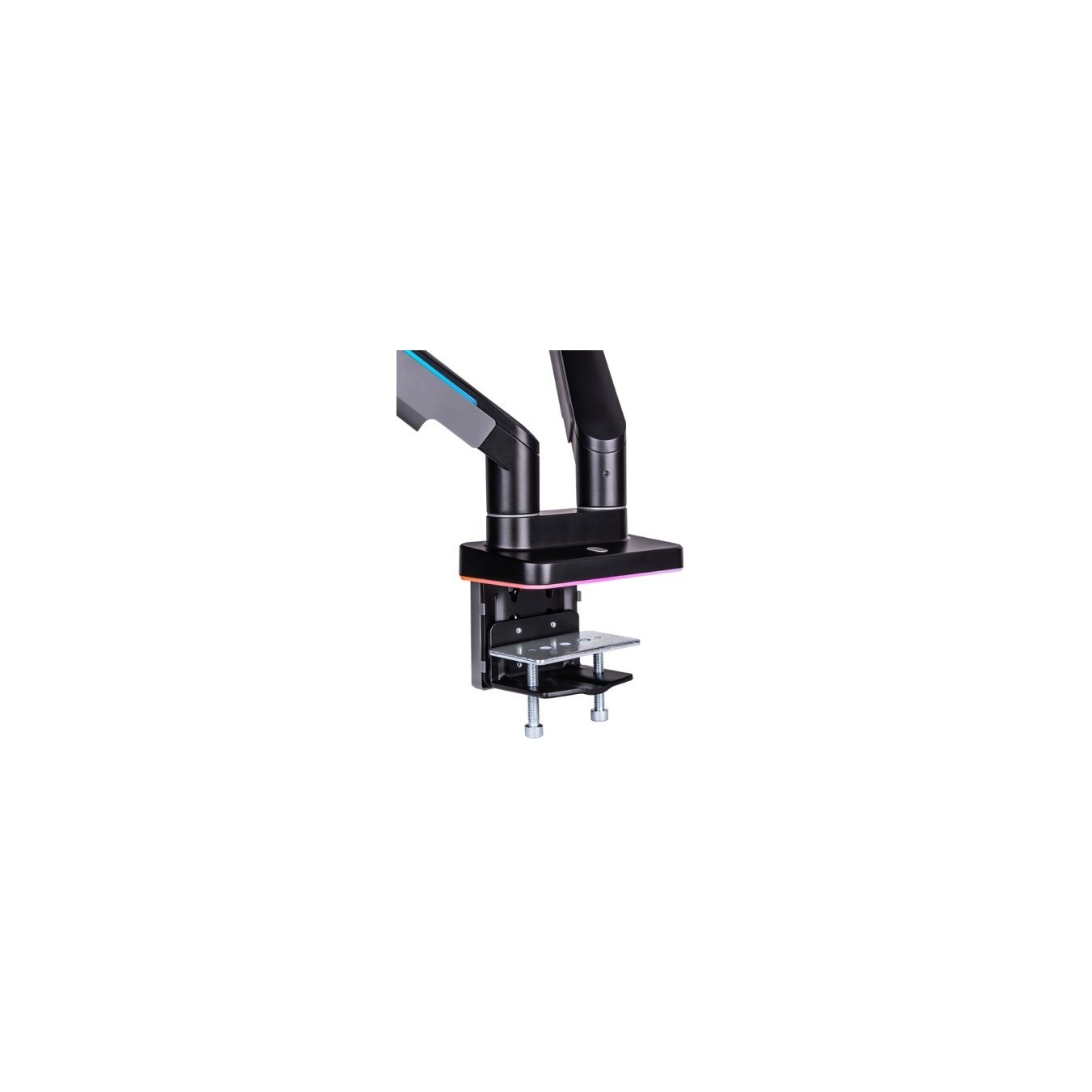 Thermaltake Dual RGB Gaming Monitor Arm 17'-35' Black - GEA-MSR-DMSBLK-01 - Desk Clamp Arm, Dual, 75x75/100x100 VESA