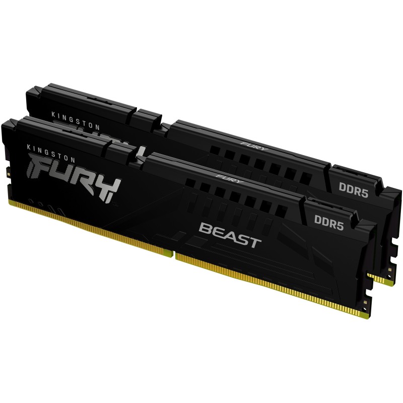 Kingston FURY Beast 16GB (2x8GB) DDR5 5200 CL40 Black KF552C40BBK2-16 (Boxed) — Buy in Cyprus with Fast Delivery