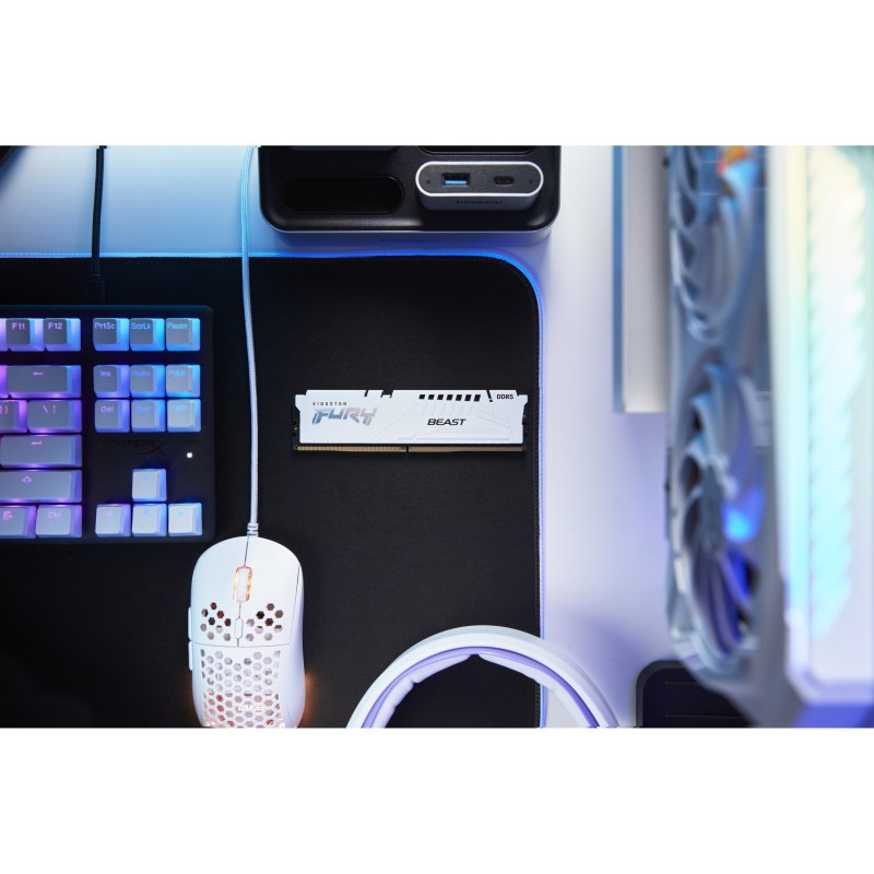 Buy KINGSTON FURY Beast 32GB DIMM DDR5 5600MT s DDR5 CL36 Kit of 2 White EXPO in Cyprus, Nicosia, Limassol, Larnaka, Pafos