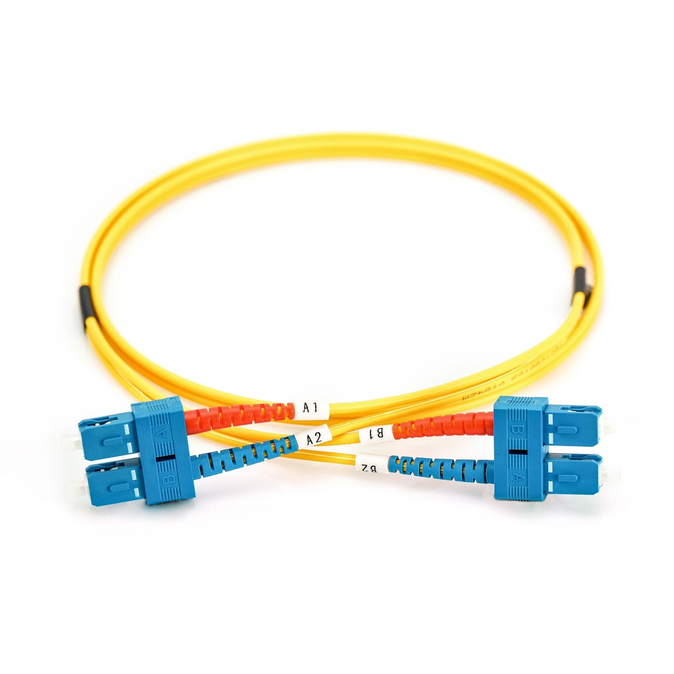 DIGITUS LWL Patchkabel SC - to SC 2.00m Singlemode Duplex OS2 - (Yellow) — Buy in Cyprus with Fast Delivery