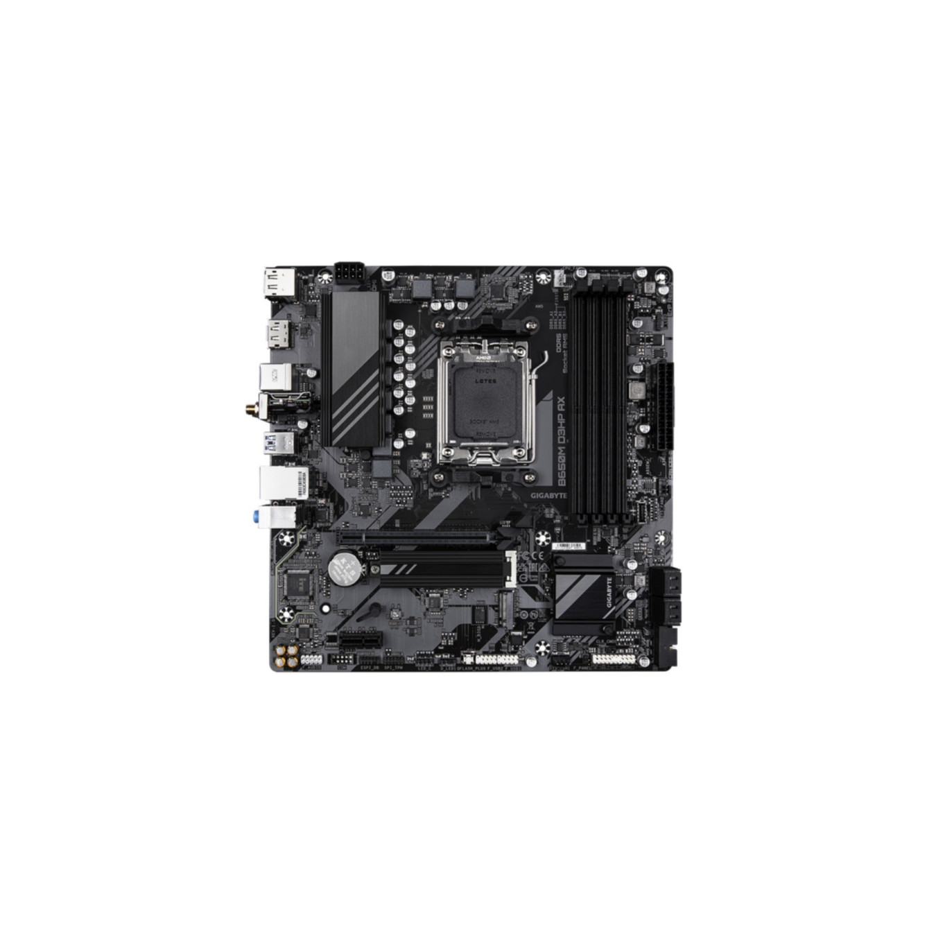 GIGABYTE GA-B650M D3HP AX - Micro-ATX AM5 Motherboard, DDR5, Up to 256GB, Ryzen 7000/8000/9000 Support