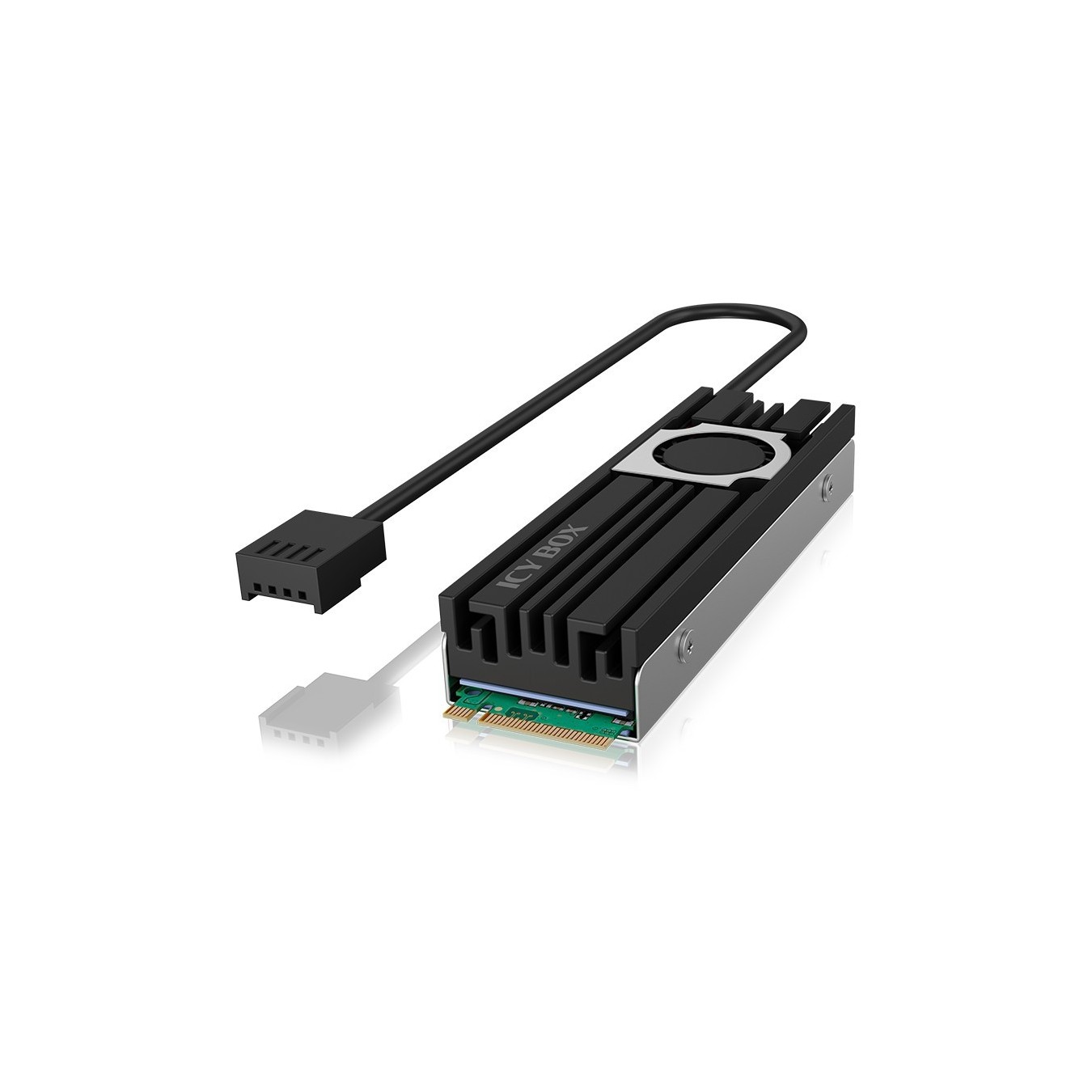 ICY BOX IB-M2HSF-703 M.2 SSD Heatsink – 20mm Fan 10000 RPM | Armenius Store
