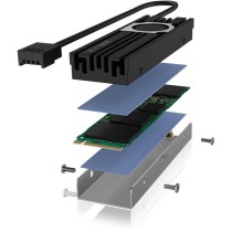 ICY BOX IB-M2HSF-703 M.2 SSD Heatsink – 20mm Fan 10000 RPM | Armenius Store