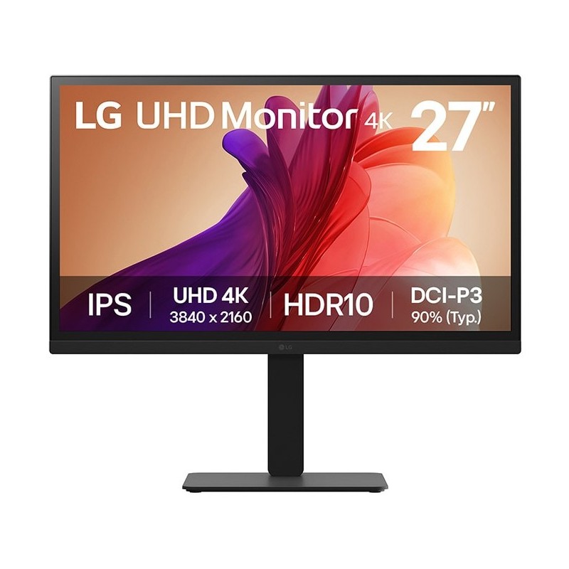 LG 27BA45U-B 27-inch IPS Full HD Monitor Flat Black Stand Included (Boxed) — Buy in Cyprus with Fast Delivery