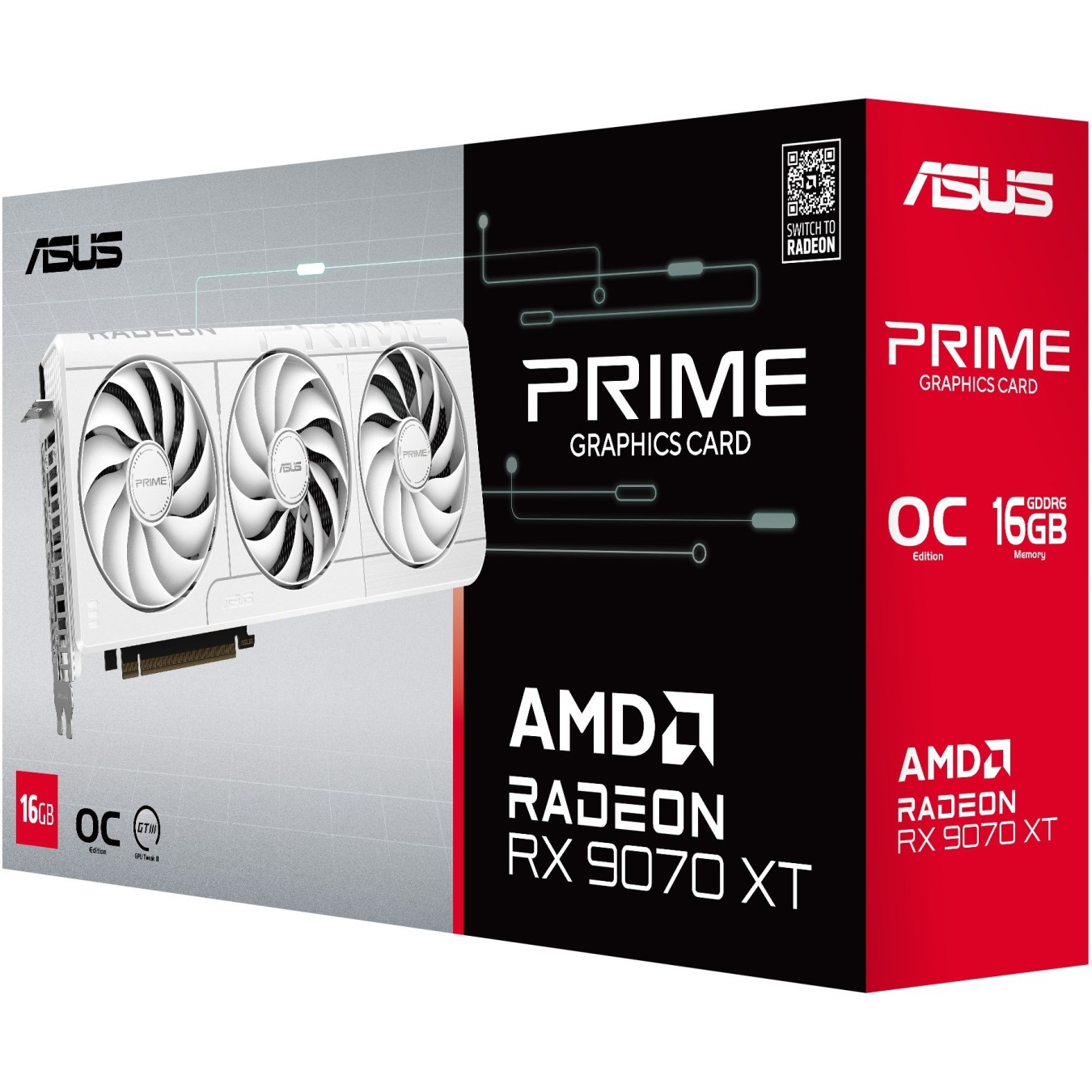 RX 9070XT 16GB ASUS PRIME GDDR6 WHITE - RX 9070XT - White, 16GB, GDDR6 — Buy in Cyprus with Fast Delivery