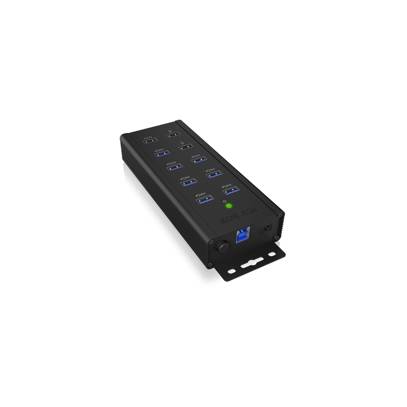 ICY BOX IB-HUB1703-QC3 USB 3.0 HUB 7-Port 7xUSB 3.0 3xLadeanschluss QC3.0 - IB-HUB1703-QC3 - USB 3.0 Hub