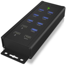 ICY BOX IB-HUB1703-QC3 USB 3.0 HUB 7-Port 7xUSB 3.0 3xLadeanschluss QC3.0 - IB-HUB1703-QC3 - USB 3.0 Hub