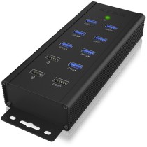 ICY BOX IB-HUB1703-QC3 USB 3.0 HUB 7-Port 7xUSB 3.0 3xLadeanschluss QC3.0 - IB-HUB1703-QC3 - USB 3.0 Hub