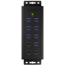 ICY BOX IB-HUB1703-QC3 USB 3.0 HUB 7-Port 7xUSB 3.0 3xLadeanschluss QC3.0 - IB-HUB1703-QC3 - USB 3.0 Hub