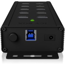 ICY BOX IB-HUB1703-QC3 USB 3.0 HUB 7-Port 7xUSB 3.0 3xLadeanschluss QC3.0 - IB-HUB1703-QC3 - USB 3.0 Hub