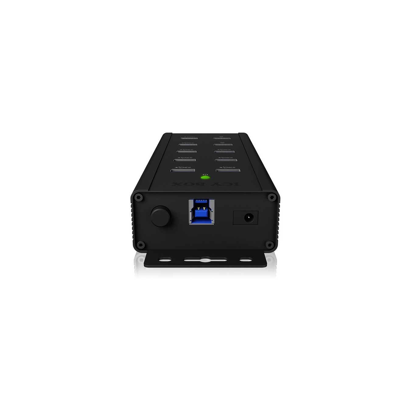 ICY BOX IB-HUB1703-QC3 USB 3.0 HUB 7-Port 7xUSB 3.0 3xLadeanschluss QC3.0 - IB-HUB1703-QC3 - USB 3.0 Hub
