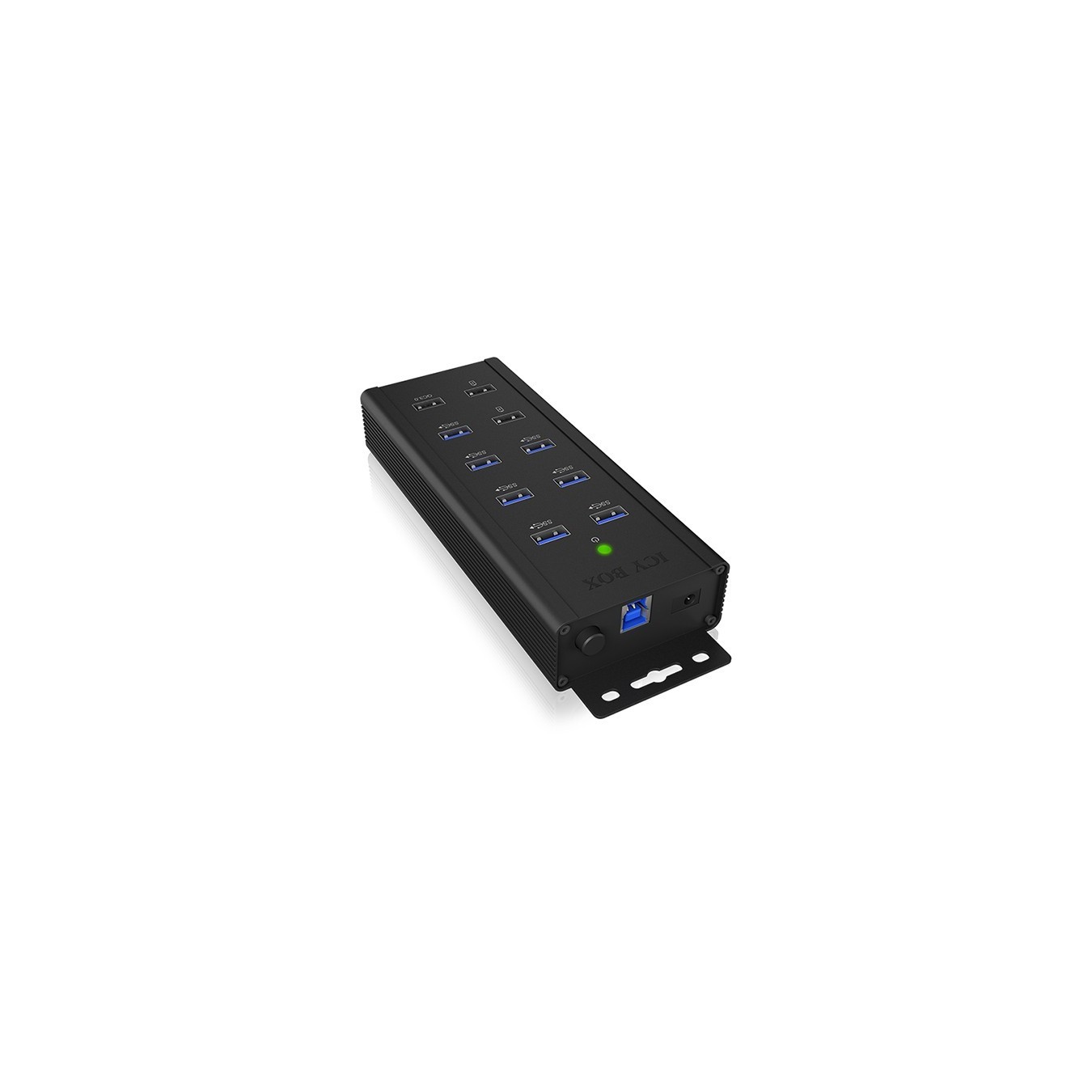 ICY BOX IB-HUB1703-QC3 USB 3.0 HUB 7-Port 7xUSB 3.0 3xLadeanschluss QC3.0 - IB-HUB1703-QC3 - USB 3.0 Hub