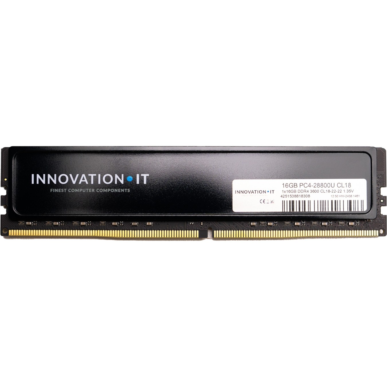 3600 16GB Innovation IT CL18 1.35V with heatspreader (CL18-22-22) — Buy in Cyprus with Fast Delivery