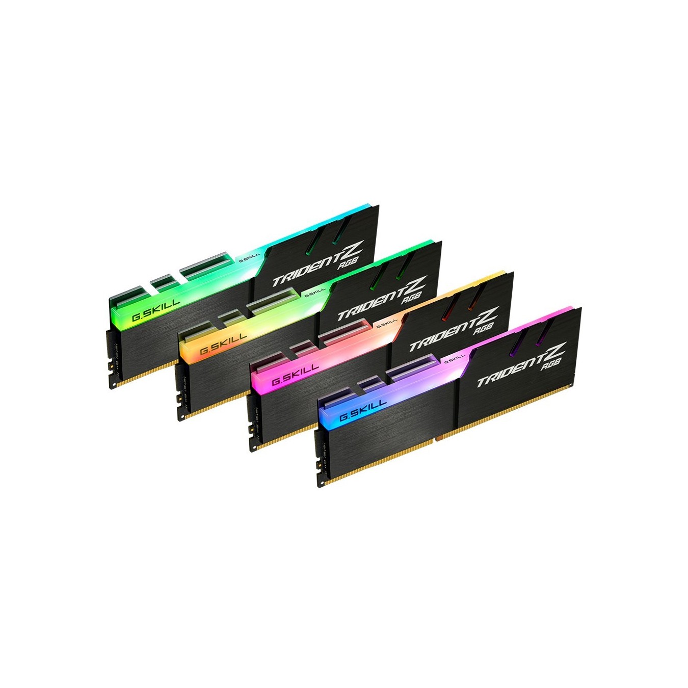 64GB G.Skill DIMM 3600 (4x 16 GB) Quad-Kit (schwarz.) - F4-3600C16Q-64GTZRC - Trident Z RGB, INTEL XMP