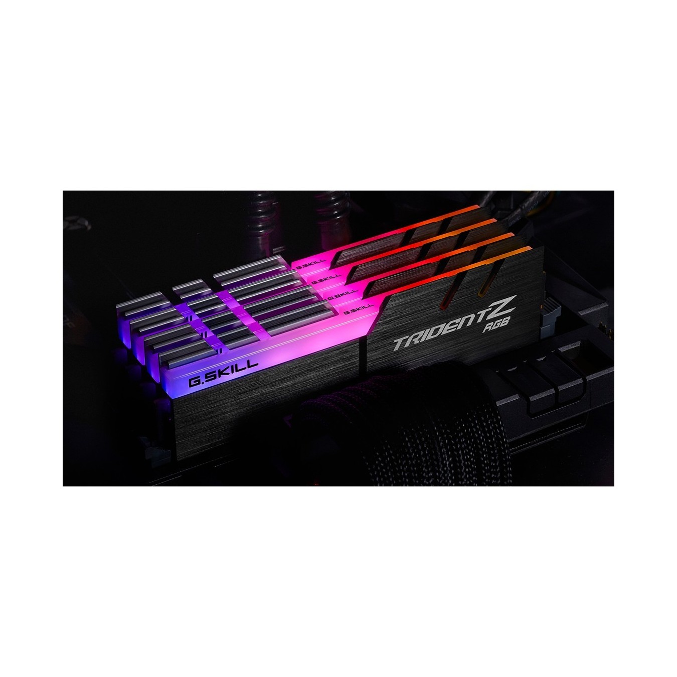 64GB G.Skill DIMM 3600 (4x 16 GB) Quad-Kit (schwarz.) - F4-3600C16Q-64GTZRC - Trident Z RGB, INTEL XMP