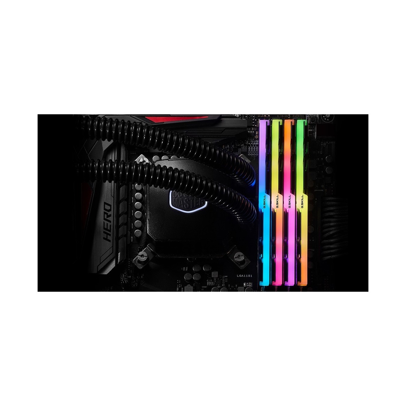 64GB G.Skill DIMM 3600 (4x 16 GB) Quad-Kit (schwarz.) - F4-3600C16Q-64GTZRC - Trident Z RGB, INTEL XMP