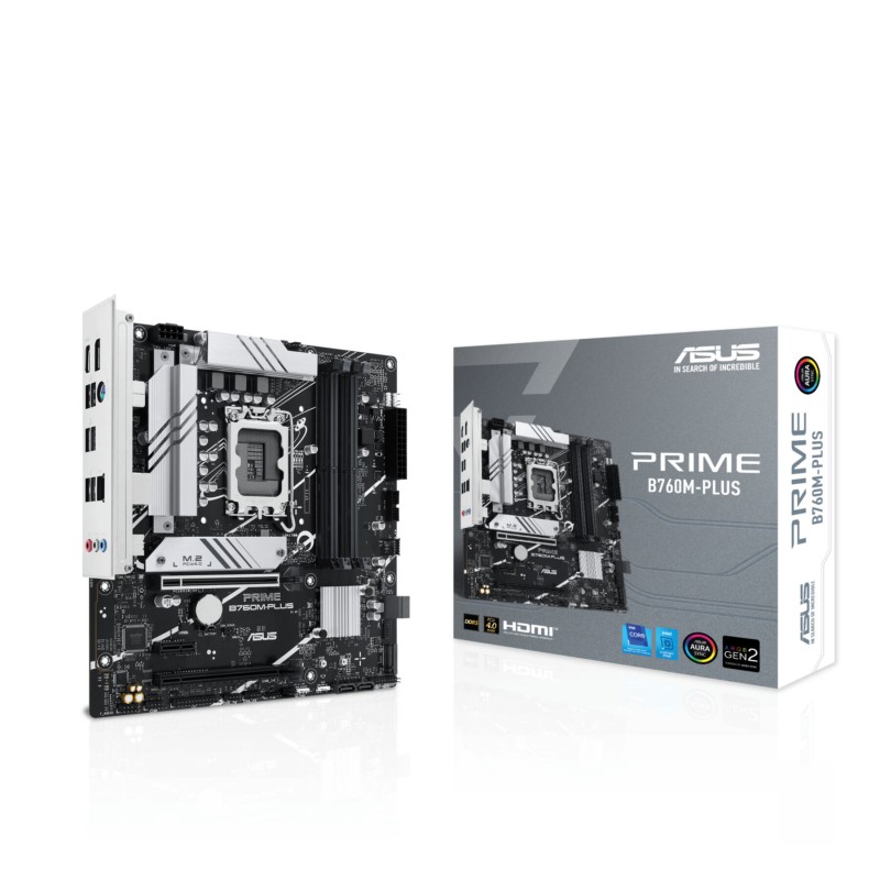 Buy ASUS Prime B760M-PLUS - B760M-PLUS - LGA1700 Micro-ATX, Intel B760, Up to 19... in Cyprus, Nicosia, Limassol, Larnaka, Pafos