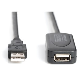 Buy DIGITUS Repeater Cable USB 2.0 Type A male to female 20.00m - USB extension ... in Cyprus, Nicosia, Limassol, Larnaka, Pafos