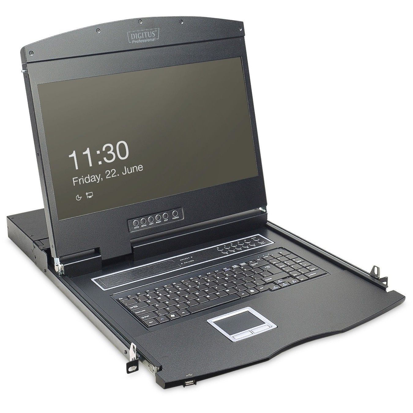 DIGITUS Console 19" TFT - Without Keyboard and KVM Module - Black — Buy in Cyprus with Fast Delivery