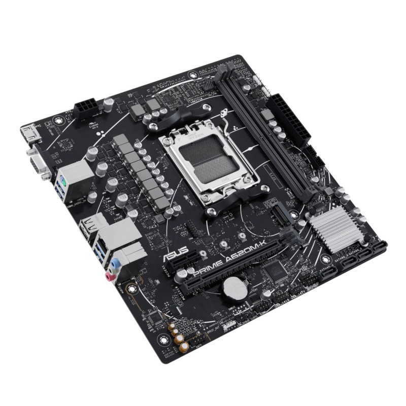 Buy ASUS PRIME A620M-K - AM5 Micro-ATX Motherboard, AMD A620, DDR5, 2x DIMM up t... in Cyprus, Nicosia, Limassol, Larnaka, Pafos