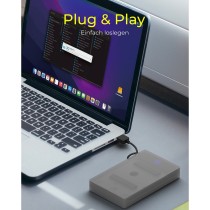 ICY BOX USB 3.2 Gen 1 2.5" SATA HDD/SSD Enclosure - IB-AC603b-U3 - Anthracite/Black — Buy in Cyprus with Fast Delivery