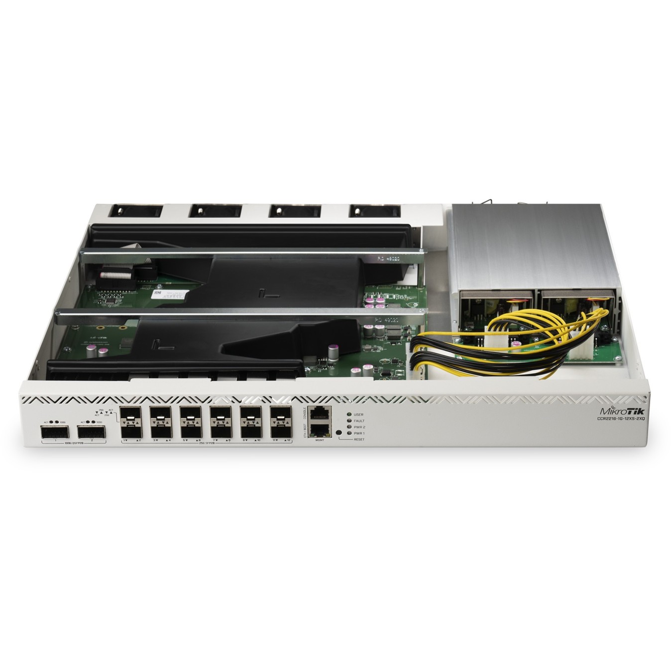 Mikrotik CCR2216-1G-12XS-2XQ - CCR2216-1G-12XS-2XQ - Characteristics (Color, Memory size, CPU speed, etc)