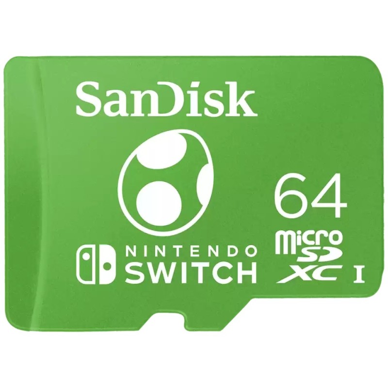 Buy CARD MICROXC UHS-I F NINTENDO - SDSQXAO-064G-GN6ZN - Green, 64 GB MicroSDXC ... in Cyprus, Nicosia, Limassol, Larnaka, Pafos