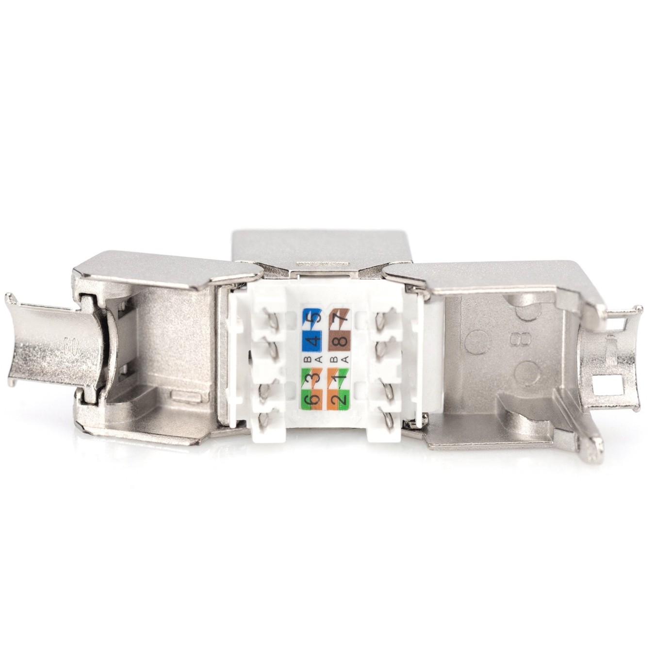 CAT 6 Keystone Shielded Module - Characteristics (Silver, RJ-45, Female-Female) — Buy in Cyprus with Fast Delivery