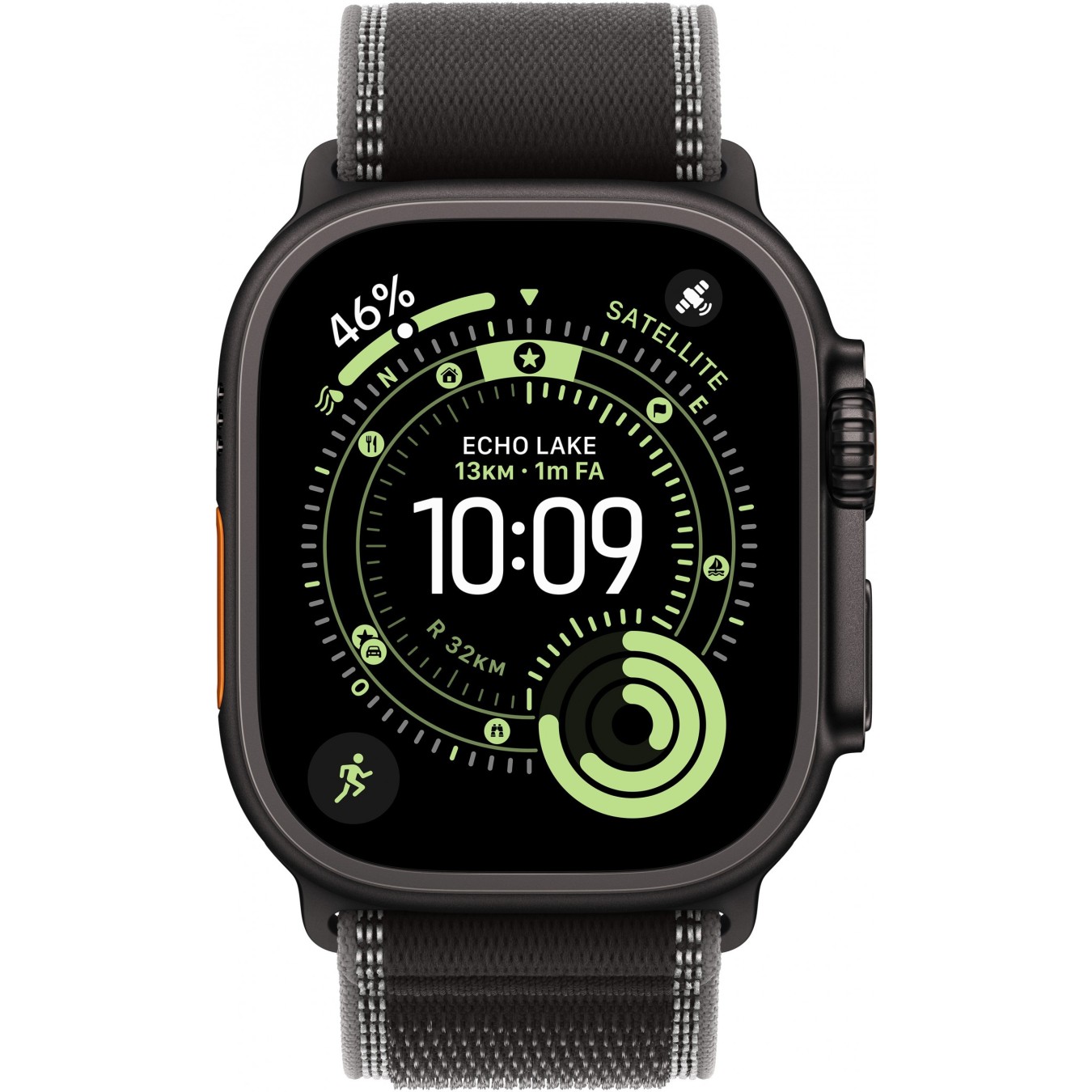 Apple Watch Ultra 3 Titanium Cellular 49mm Schwarz (Trail Loop schwarz kohlegrau) M L — Buy in Cyprus with Fast Delivery