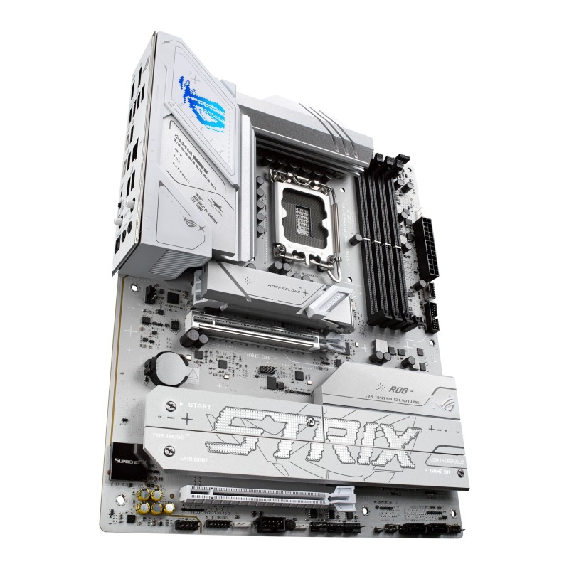 Buy ASUS ROG Strix B860-A Gaming WiFi - ATX LGA1851 DDR5 Motherboard, White, 4x ... in Cyprus, Nicosia, Limassol, Larnaka, Pafos