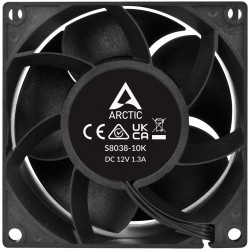 Buy ARCTIC Fan 80x80x25mm - S8038-10K - Black in Cyprus, Nicosia, Limassol, Larnaka, Pafos